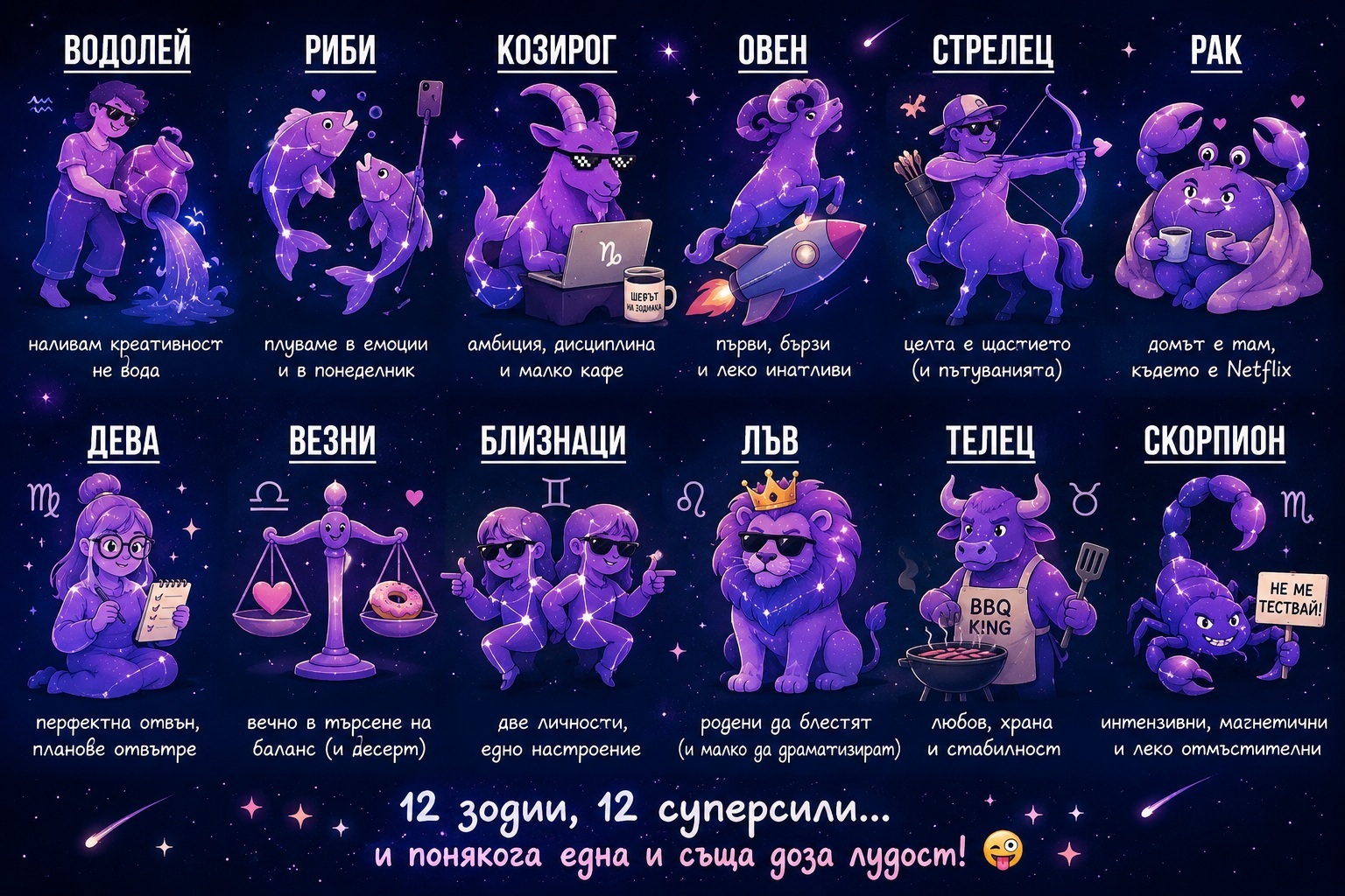 забавният хороскоп за всеки ден